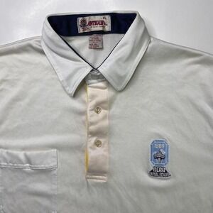 Vintage 80s 1989 NCAA Seattle Final 4‎ polo shirt